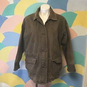 Vintage Bay Waters jacket size S color Brown and green.
